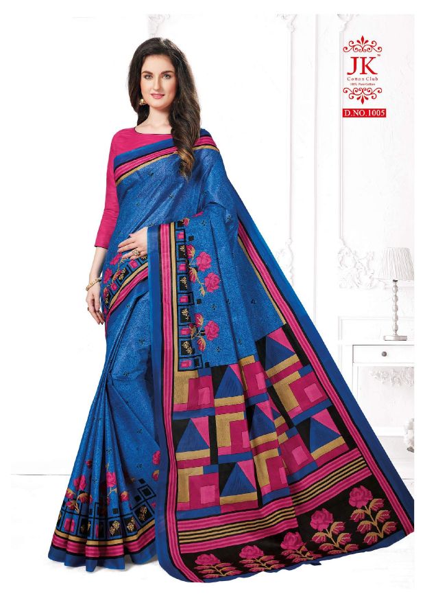 Jk Vaishali Special Edition 1 Fancy Casual Daily Wear Cotton Saree Collection